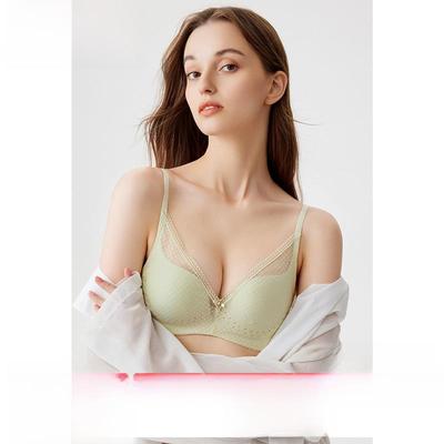 蓝卓里商场同款贴身女式软托文胸小胸上抬薄透气缩胸防膨