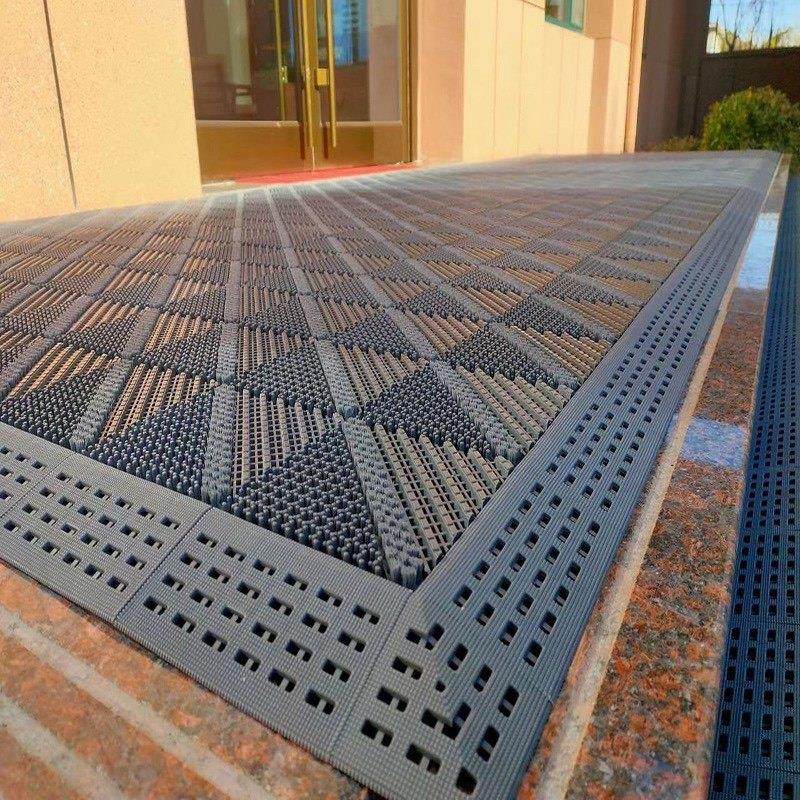 室外防滑进门地垫入户门口蹭土脚垫塑料拼接门垫户外防水商用地毯,居家布艺,家用脚垫,淘宝优惠券,粉丝福利购,淘宝优惠卷