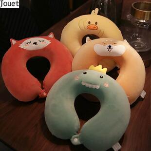 记忆棉U型颈枕护颈脖子汽车用卡通可爱旅行可携式U形枕头颈椎靠枕