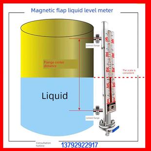 Uhz磁翻板液位计,远程传输浮球磁开关面板不锈钢顶部安装的水位