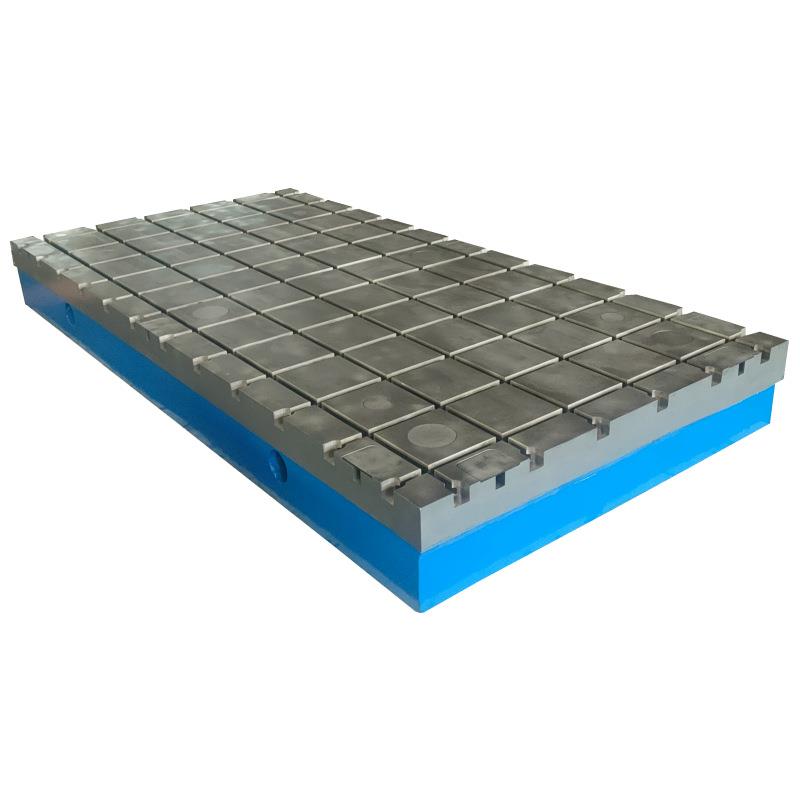 河北生产铸铁平台划线测量T型槽焊接平板装配加厚检测平台