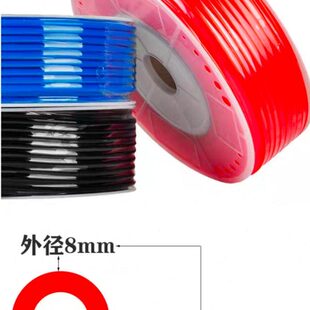 pu气动气泵空压机气管8mm外径5/6/3/2/10/12/14/16软管18/20毫米