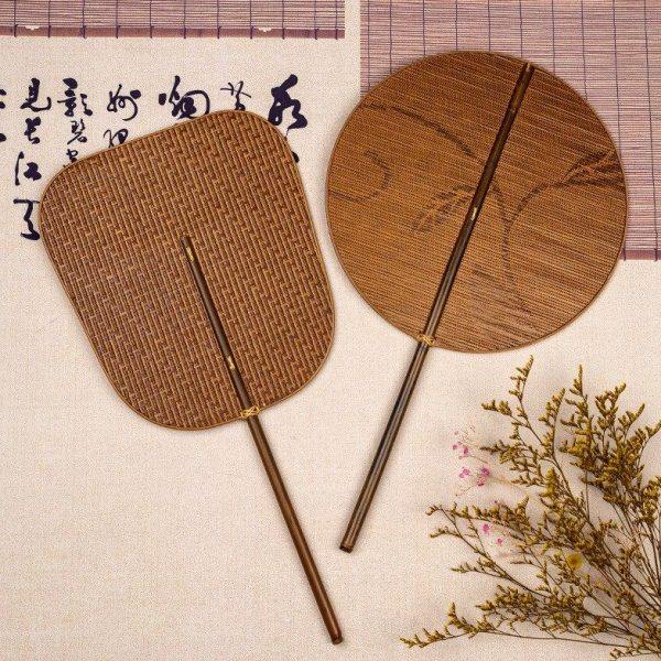 中国风手工竹编大漆扇子中式复古家用夏季纳凉蒲扇团扇芭蕉扇腰扇,居家日用,扇子,淘宝优惠券,粉丝福利购,淘宝优惠卷