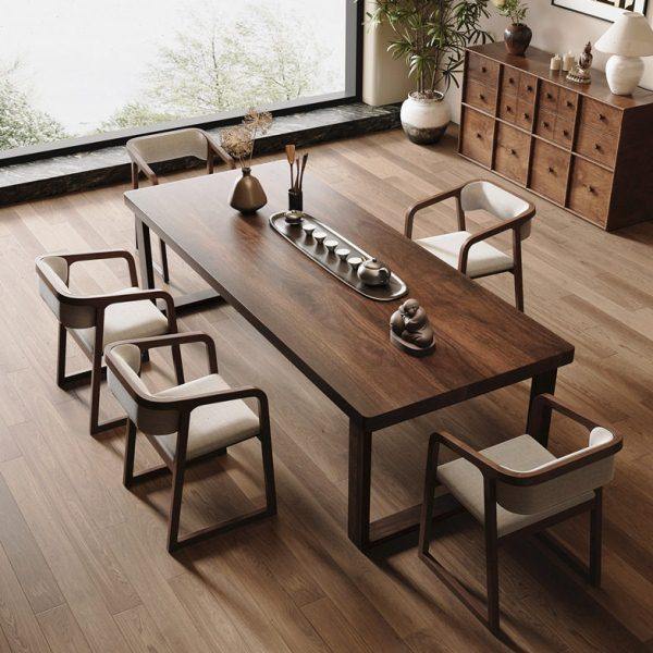 南美胡桃木全实木茶桌椅组合原木简约客厅家用档茶台阳台茶几,商业/办公家具,茶台/茶桌,淘宝优惠券,粉丝福利购,淘宝优惠卷