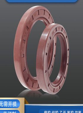 GB/T13871唇形密封圈FBTC型旋转氟胶骨架油封内径35mm外径45-55mm