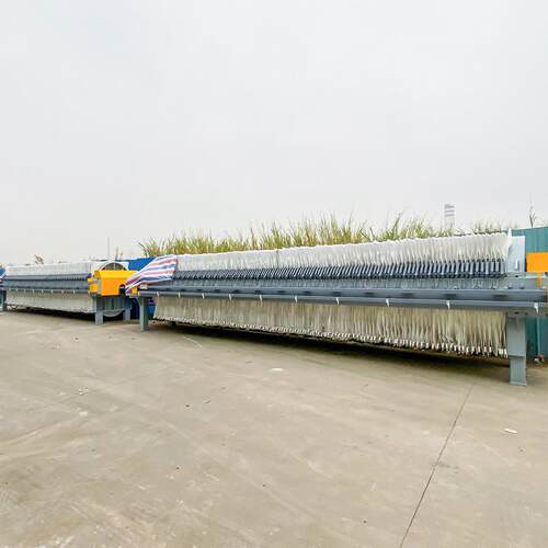 广州工厂现货压滤泥WMZ1000-浆分离压榨污大水处理型压机 高圆板