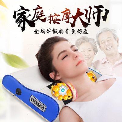 颈椎按摩枕多功能家用肩颈腰部电动按摩器修复颈椎部专用枕头神器