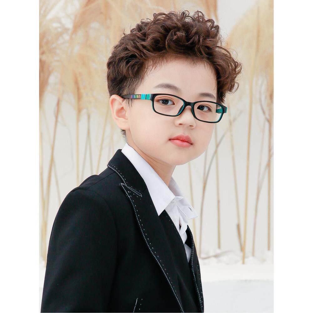 SECG儿童近视眼镜框架男女童远视弱视斜视配镜小学生小孩硅胶眼镜