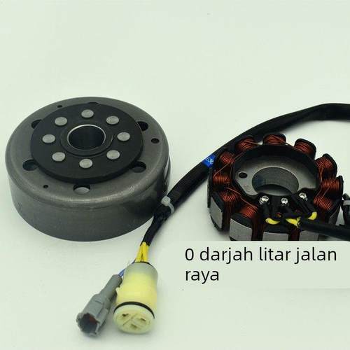 宗申NC250发动机 越野车极盗者战狼波速尔北海磁电机转子磁钢线圈