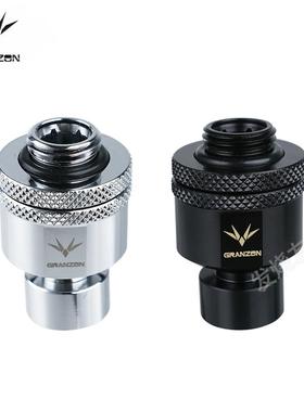 Granzon GD-X 万向接头 90度/45度 黑色/银色 分体式水冷接头