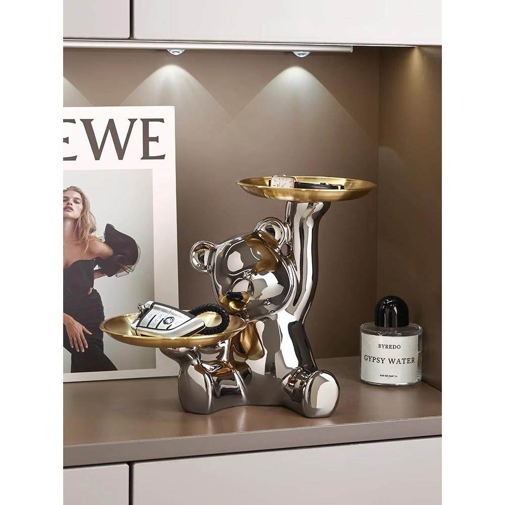 暴力熊钥匙收纳玄关装饰品入户门口鞋柜摆件客厅家居乔迁新居礼品,家居饰品,装饰摆件,淘宝优惠券,粉丝福利购,淘宝优惠卷