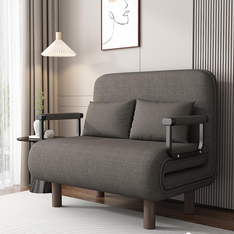 可折叠沙发床两用阳台客厅多功能小户型双人网红款推拉伸缩可变床