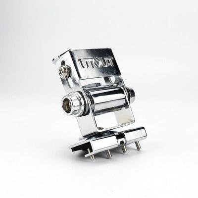 通用型 车载台防盗夹边天线卡边支架尾门不绣钢底座固定器