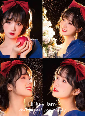 本命年发饰超大红色蝴蝶结发箍新娘订婚结婚头饰新年配饰顶夹发卡