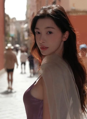 易梦玲同款欧根纱流苏丝巾
