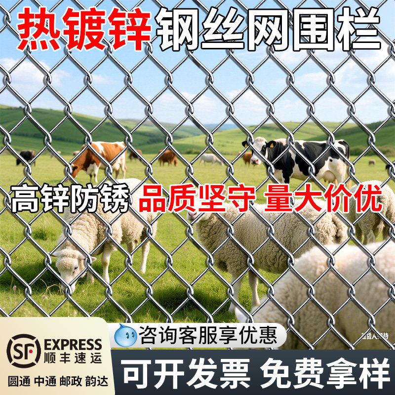 热镀锌钢丝网围栏不生锈养殖围栏圈果园菜园煤矿支护边坡防护围栏