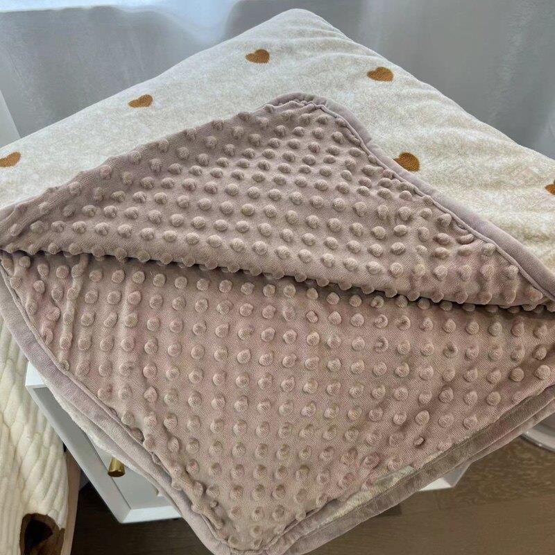 冬季加厚牛奶绒被套单件加绒床盖紫色大人豆豆绒珊瑚绒单双人被罩