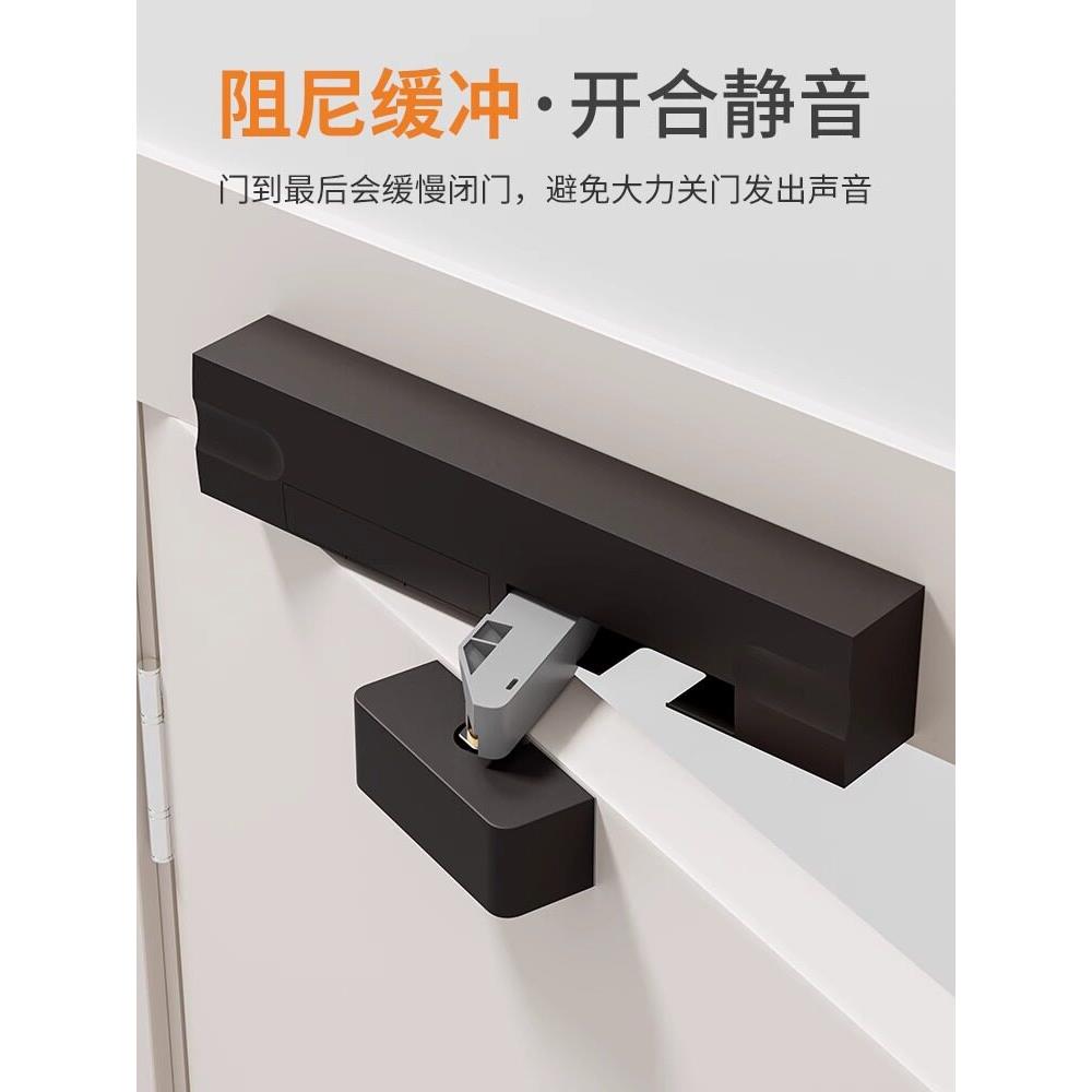 房门阻尼缓冲器木门平外开门隐形门家用关门液压闭门器防夹手824