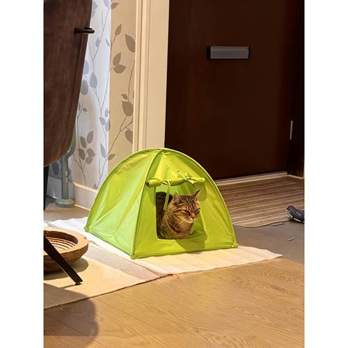 帐篷猫窝四季通用半封闭猫别墅可折叠宠物通用透气免安装舒适狗窝