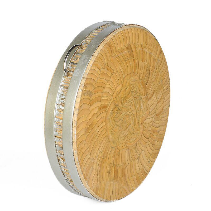 特价竹子菜板砧板圆形竹片剁肉案板肉摊剁骨菜墩实木占板肉摊商用