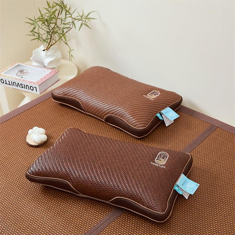 包邮藤枕藤枕头夏凉枕头PE藤编凉枕空心凉枕竹编空心枕野山竹枕