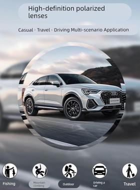 TheGreenParty偏光太阳镜男士开车墨镜驾驶专用日夜两用智能变色