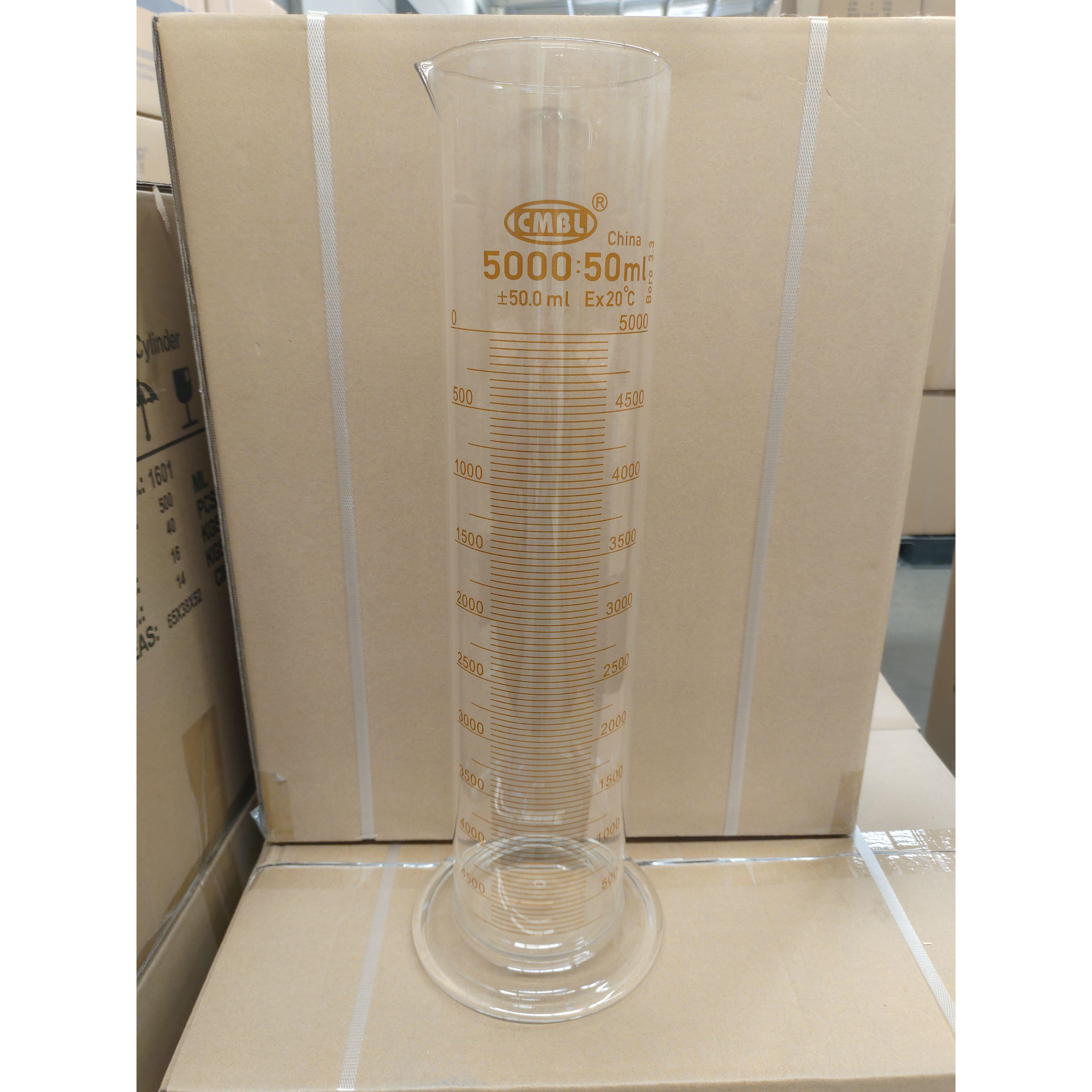 5L 5000ml高硼硅过检量筒