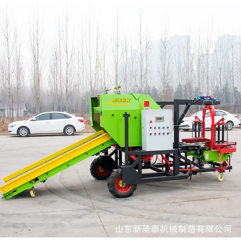 青贮打捆机青储打捆包膜机7070型玉米秸秆打包机