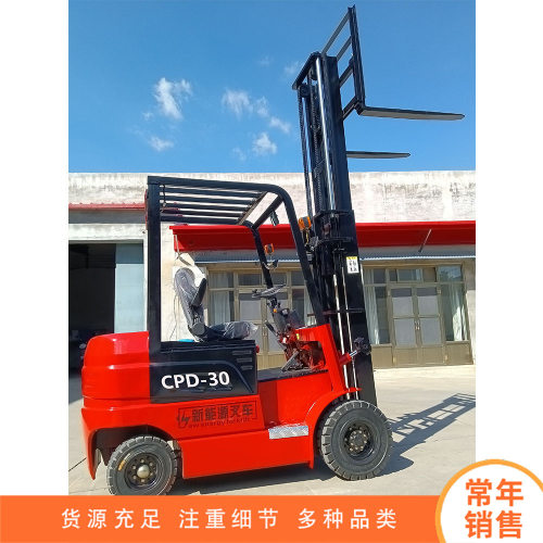 四支点平衡货运站货叉座驾式电动堆高车工业堆高运输装卸车