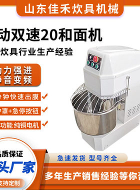 定制和面机20L30L40L60L商用双速双动大型静音自动搅拌机揉面机
