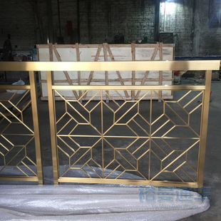 定制别墅售楼部阳台欧式不锈钢装饰楼梯护手立柱栏杆护栏防护杆