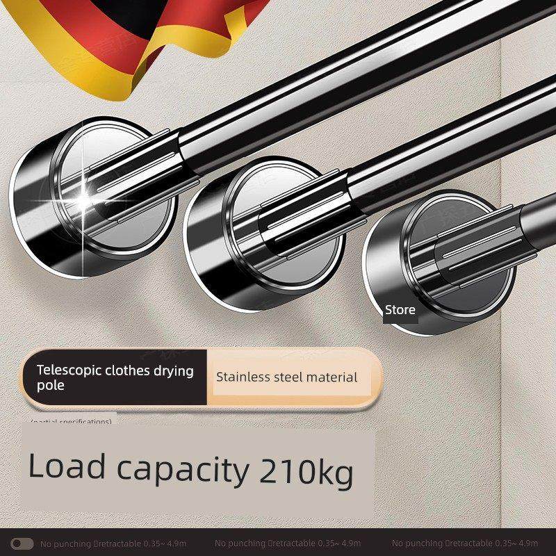 免打孔伸缩晾衣杆窗帘撑杆卫生间浴帘杆子免钉申收缩衣柜挂衣服杆,家庭/个人清洁工具,浴帘杆,淘宝优惠券,粉丝福利购,淘宝优惠卷
