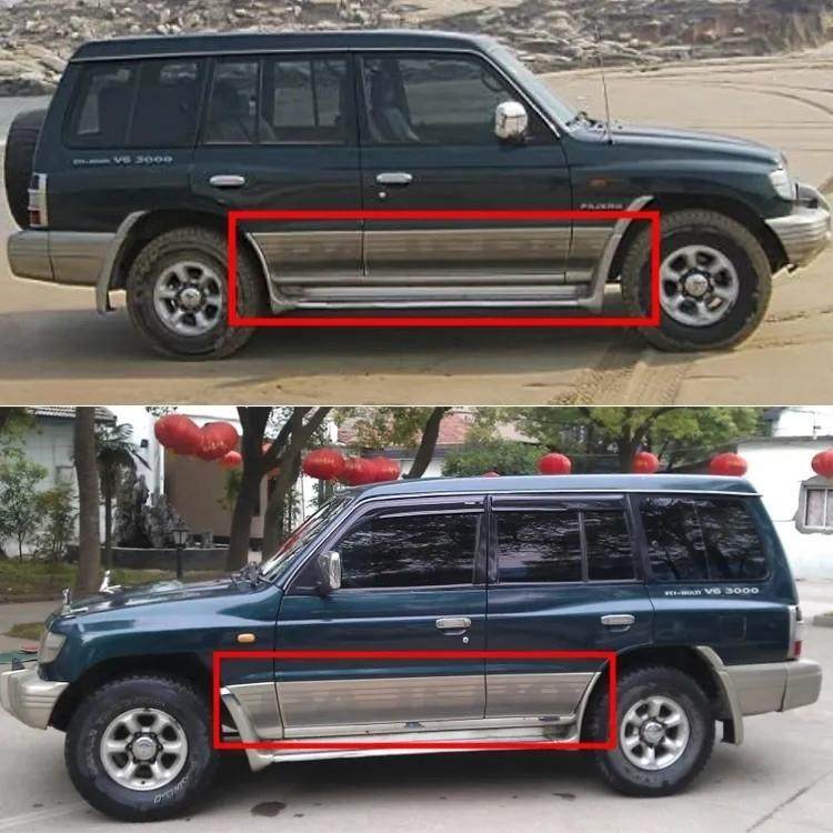 三菱帕杰罗V31V33猎豹黑色金刚奇怪的身体颜色条贴纸汽车拉花艺术