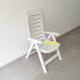 进口环保PP料海阳折叠椅白色泳池沙滩椅户外塑料休闲 椅可折叠收