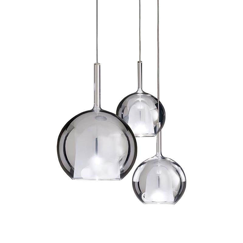 MOFAS意式简约后现代意大利饭厅餐桌创意吧台卧室床头玻璃小吊灯