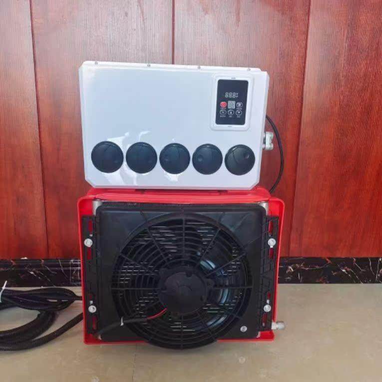 工程车24V大货车驻车空调车载空调12V制冷改装变频怪手堆高机卡车