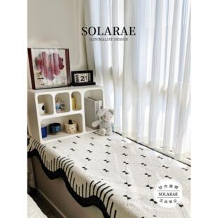 Solarae飘窗垫2025新款窗台垫子轻奢高级感四季通用防滑坐垫薄款