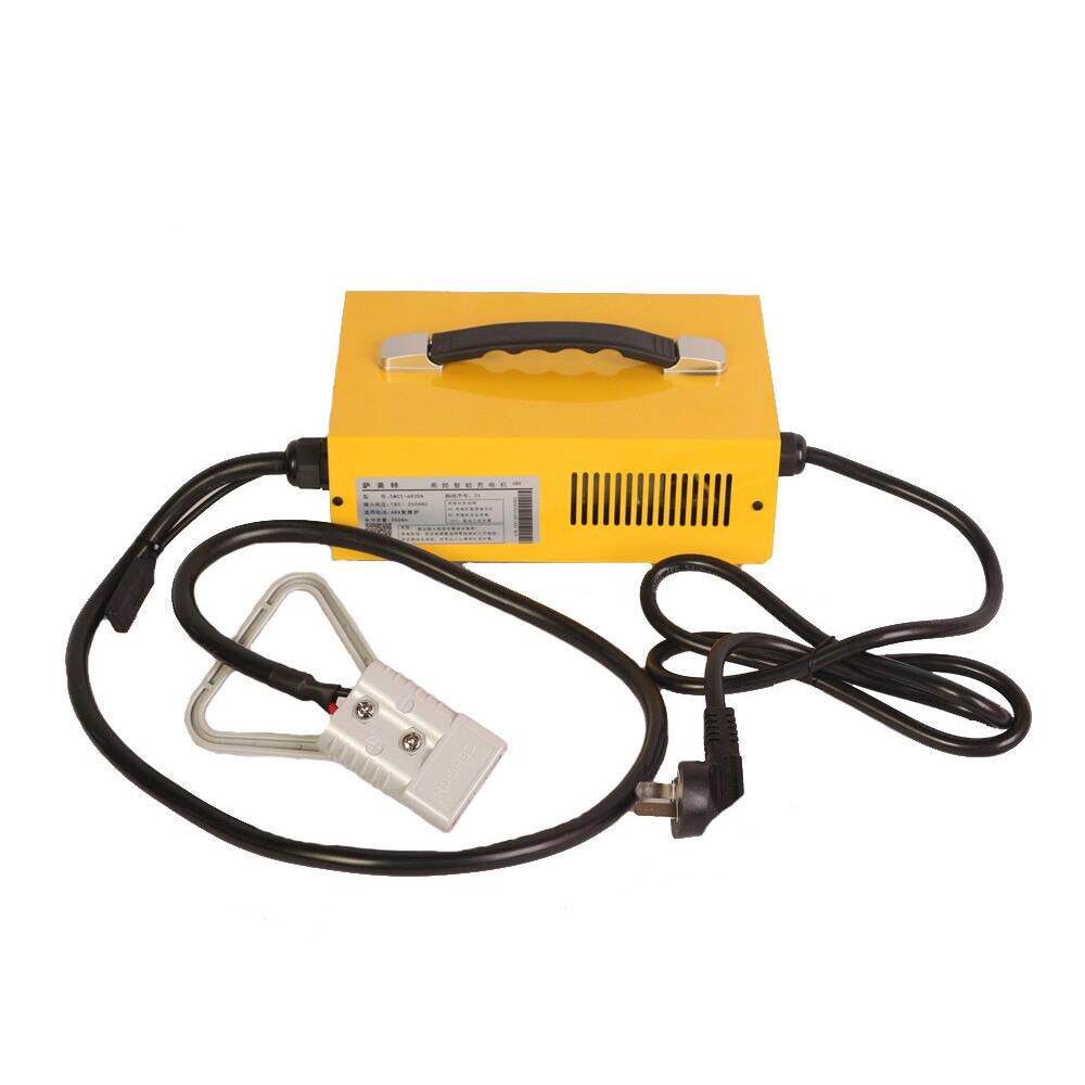 电动观光车巡逻车叉车48V30A60V72V充电器萨美特高频智能充电机