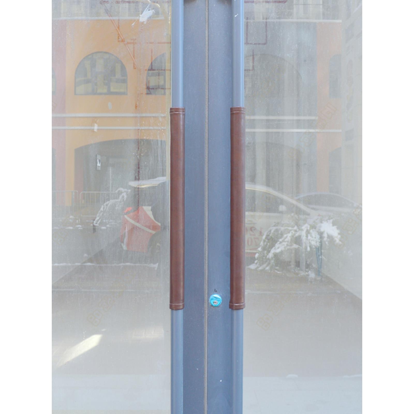 四季皮革防水防撞免洗门把手套扶手套防静电拉手套海绵防滑保护套