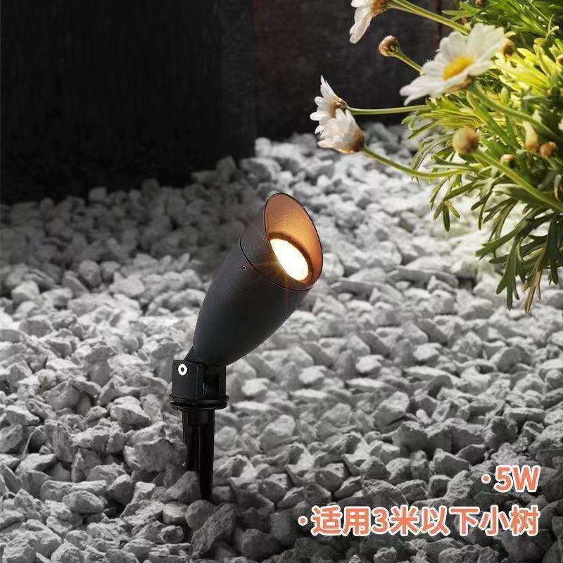 插地灯led户外防水草坪景观庭院花园照树灯绿化插泥投光灯射树灯