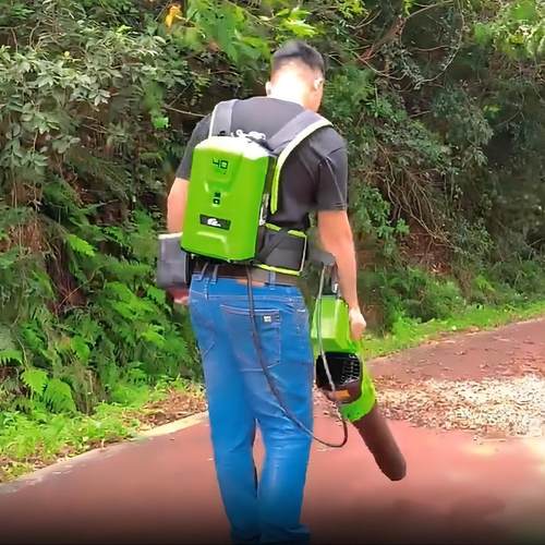 凯姿40V吹风机 KZ446背负式锂电吹雪机KS288鼓风机充电式吹尘机