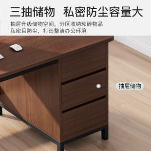 L电桌台式 电脑A518 家用简桌子卧抽室书桌简约现学生代写字桌办公