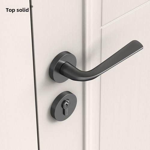 顶固门锁室内卧室房门锁 风帆系列 卫生间实木门把手静音ZD358702