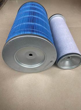 新源轮式挖掘机65 75远山挖机空气过滤器K1833蓝色芯绕线空气滤芯