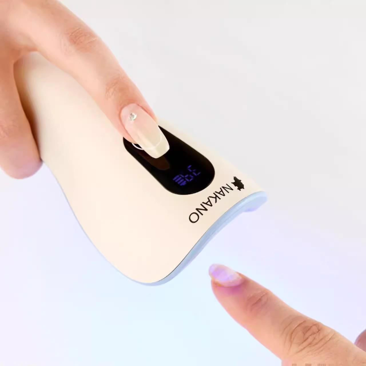 2025新版 NAKANO 海豚形美甲手持灯6颗灯珠美甲感应灯便携美甲灯