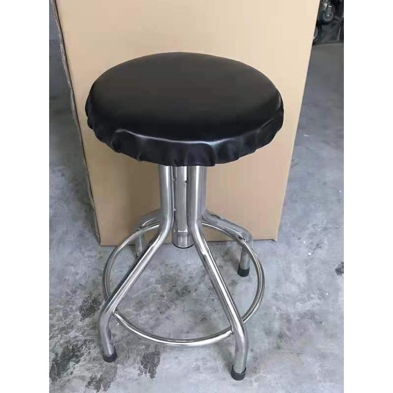 不锈钢螺旋升降圆凳防静电凳子车间流水线工作凳学校实验室圆凳子