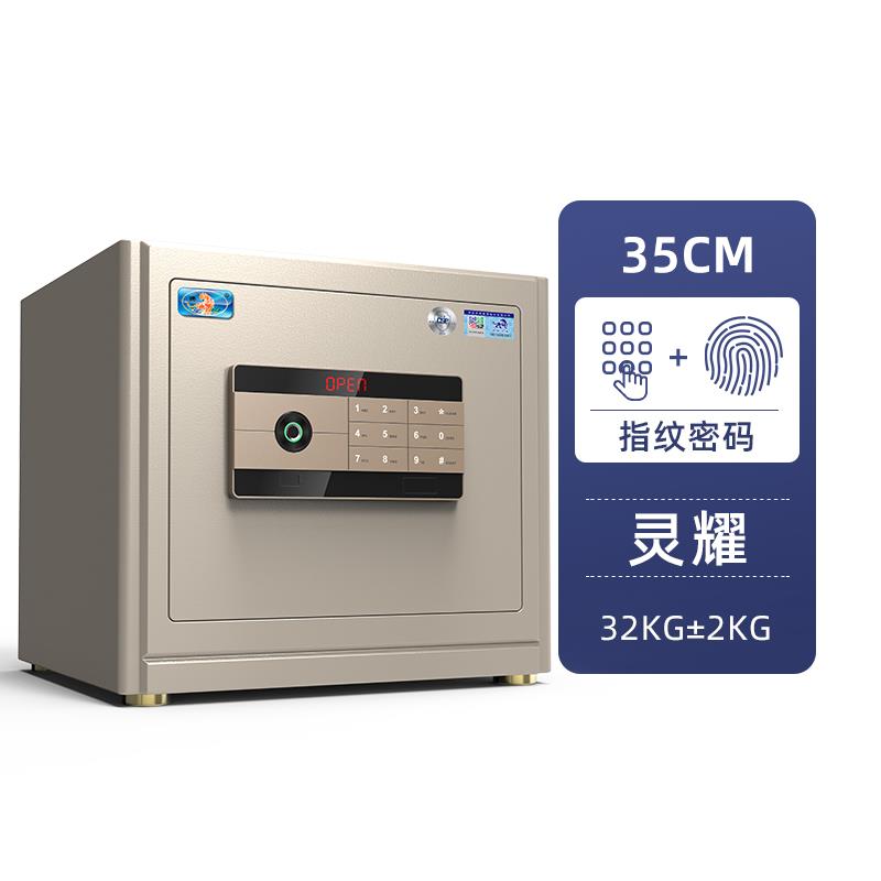 德国进口保险柜家用小型CSP认证35/45/58CM指纹密码加厚全钢1/1.2