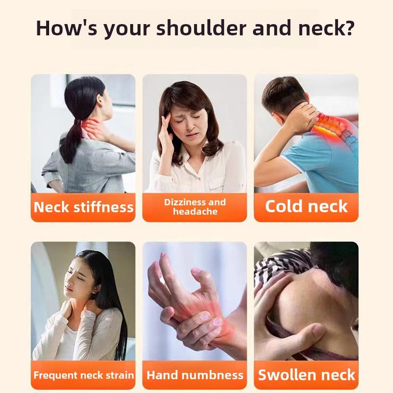 艾蒿暖颈贴片颈椎热敷护颈温灸蒸汽自热灸贴片舒缓肩、颈、全身中