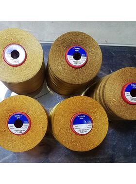 土黄色606粗线牛仔线203进口大衣Epic3000M大衣聚酯缝纫线