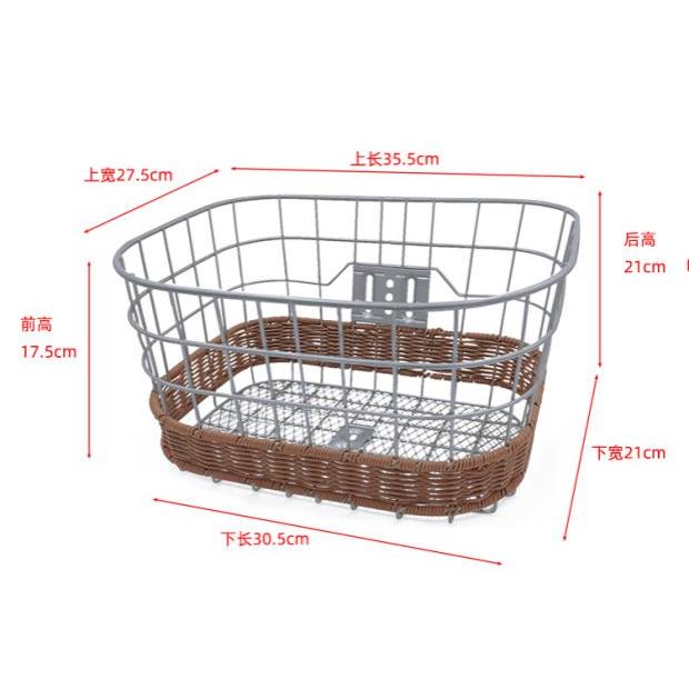 自行车篮子改装前后车筐电动折叠网底车篓购买请拍车子照片做挂钩